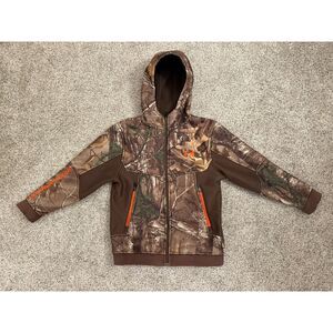Under Armour Ayton Coldgear Storm Camo Jacket Realtree Size YSM